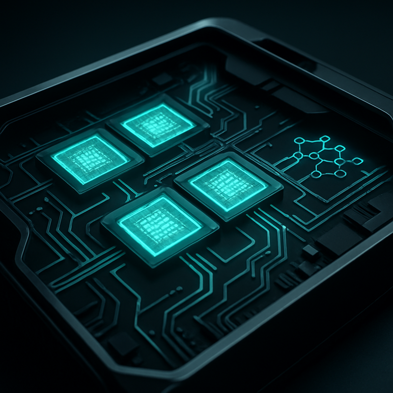 Visualisatie van DLSS 4’s neurale netwerkarchitectuur binnen nvidia’s tensor cores