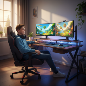 Lees meer over het artikel Gamen maakt tieners niet somber, blijkt uit onderzoek